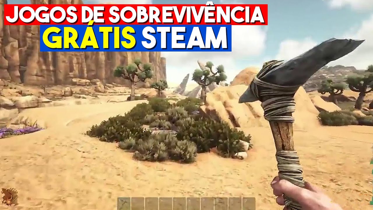 TOP 5 JOGOS DE SOBREVIVÊNCIA ONLINE GRÁTIS DA STEAM 2022! 