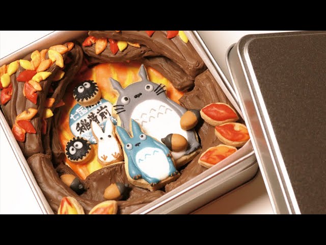 アイシングクッキー】世界に一つだけのトトロクッキー缶つくってみた