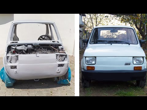 Full restoration ancient FIAT 126 | Restoring and repair antique fiat 126 cars