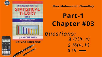 Chapter no.3 || Question no. 3.17 (a, b), 3.18(a,b) & 3.19 || By Sher Muhammad Chaudhary || Part 1 |