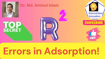 Errors in Adsorption Data Modeling