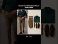 Emerald Green Shirt Brown Trouser Classy Combo Fashiontrends Fashion Clothing Dress Outfit