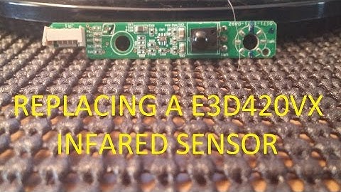 Replacing a E3D420VX Infrared Sensor