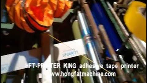 adhesive tape printing machine, BOPP tape printing machine