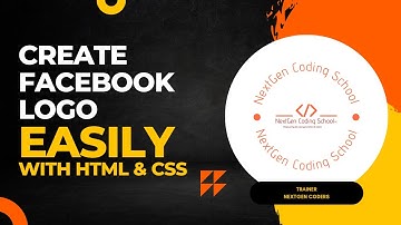 Create Facebook Logo | HTML & CSS Tutorial | #coding #html #css #webdevelopment #webdesign #youtube