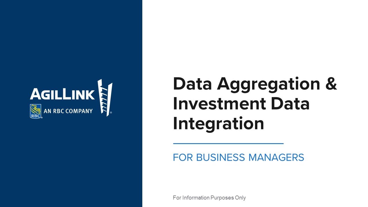 Presentation | Data Agg & Investment Integration for Business Managers | InvestLink