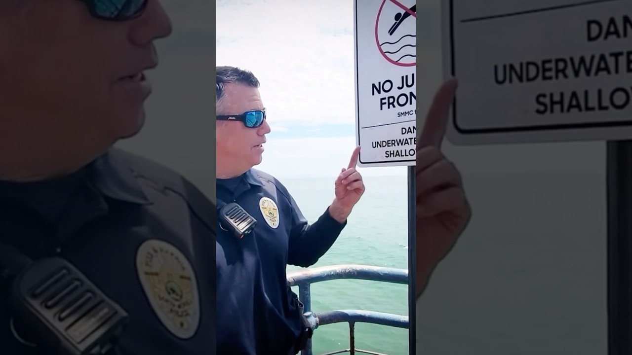 I got arrested for jumping off the pier… 
