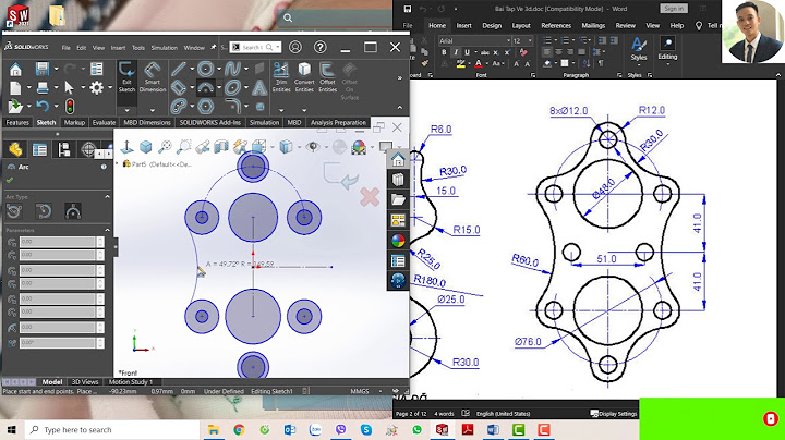 Bài tập vẽ solidworks cho người mới học