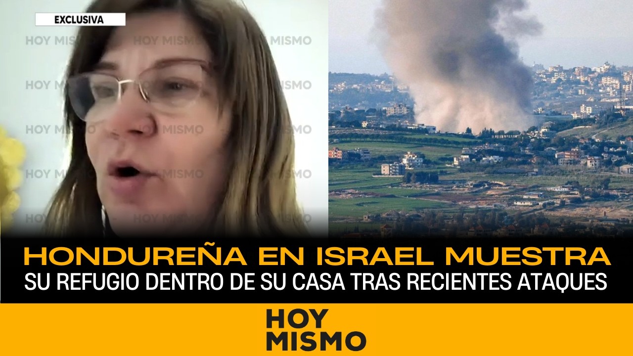 Hondureña en Israel muestra su refugio dentro de su casa tras recientes ataques