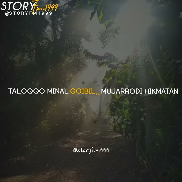 Story wa islami sholawat huwannur 30 detik || Terbaru 2020