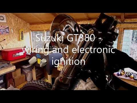 Suzuki GT380 Wiring & electronic ignition - YouTube