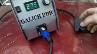 Индуктор удаления вмятин без покраски Galich PDR Hot box видео для заказчика