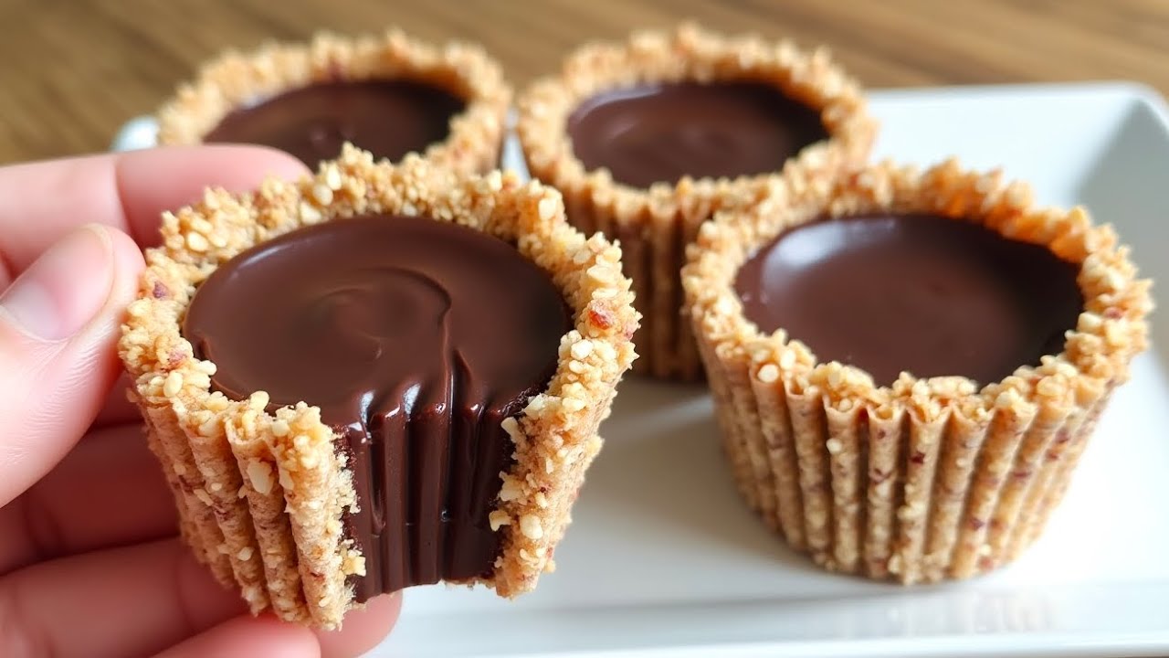 Самый быстрый домашний шоколадный десерт без выпечки! Нет муки или желатина!