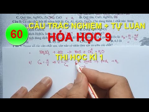 60 TRẮC NGHIỆM VÀ TỰ LUẬN  HÓA 9 _ ÔN THI KIỂM TRA HỌC KÌ 1 _2021 2022 - youtube