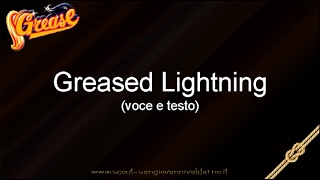 Video thumbnail of "Musical Grease Italiano - Greased lightnin' (testo e voce)"