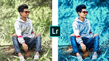 Moody Blue effect lightroom mobile editing tutorial lightroom background colour full editing