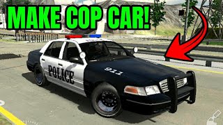 How To Make A Cop Crown Vic In Car  Parking Multiplayer