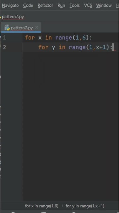 python pattern 7| number patterns in python #shorts - YouTube