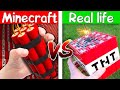Minecraft In Real Life - Gave TNT