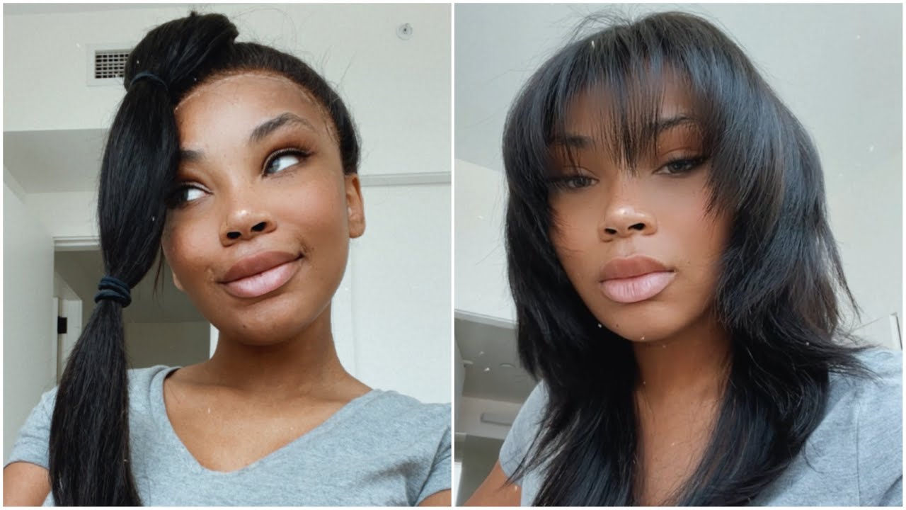 giving myself a diy tiktok wolf cut/shag on my full lace wig and I .... *no  words* | AALIYAHJAY - thptnganamst.edu.vn