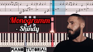Shindy - Monogramm [ Piano Tutorial ]
