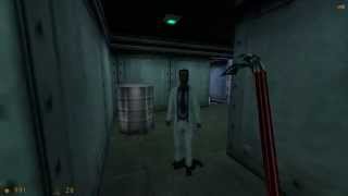 Half Life: Source - Scientist in containment got out!