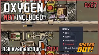 Ep 27 - Cycle 100 DISASTER Recovery - Oxygen Not Included - Beginners & Achievement Guide - 2024