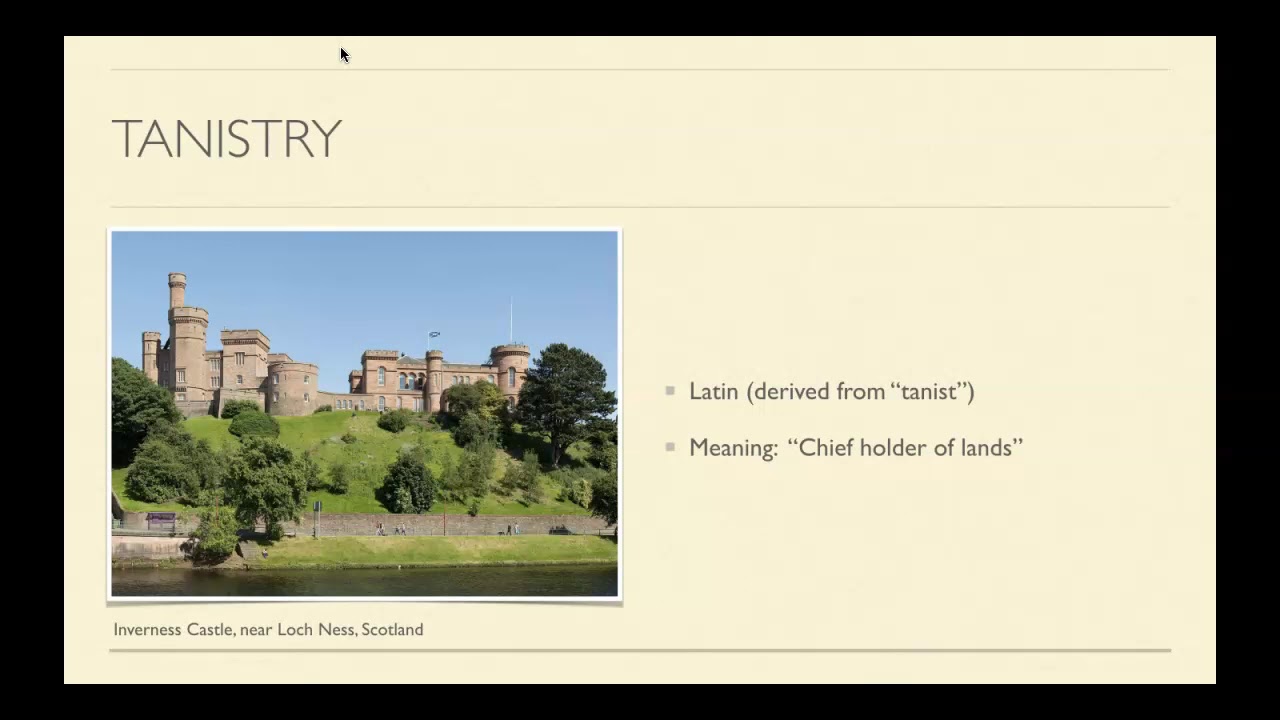 Primogeniture vs Tanistry