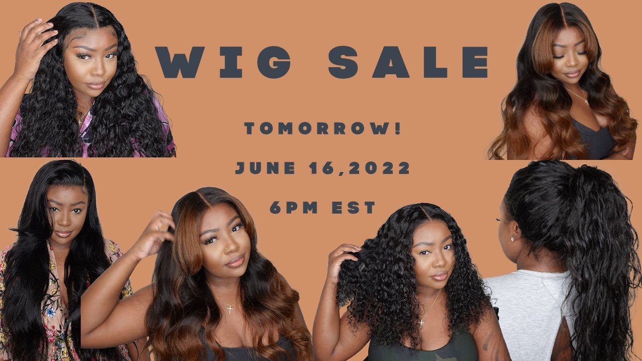 WIG SALE! Thursday June 16, 2022 600 pm EST 20+ Gently Used Wigs