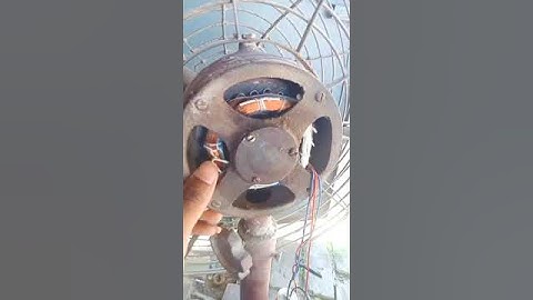 Hoe te repareren als er elektrische stroom door de ventilator loopt #kortsluiting // Ventilator