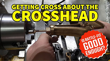 13 Mangling the Connecting Rod and Cross Head - PMR #5 Steam Engine - Metal Lathe Mill Combo