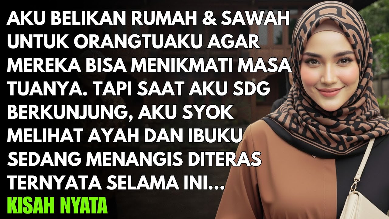 KUBELIKAN RUMAH & SAWAH UNTUK ORANGTUAKU - SAAT PULANG KULIHAT MEREKA MENANGIS TERNYATA SELAMA INI..