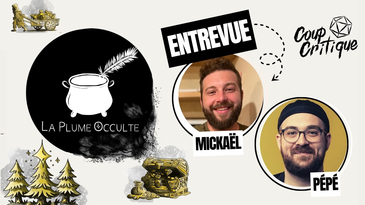 ENTREVUE JDR - Mickaël de la Plume Occulte - designer pour D&D 5ed🎲🐲🎲