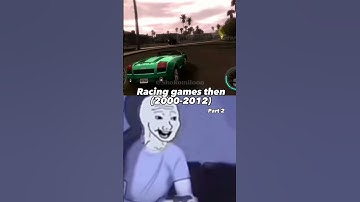 Racing Games Then vs Now Pt 2 #racinggames #videogames #edit #gaming #nostalgia #2000s #racing #cars
