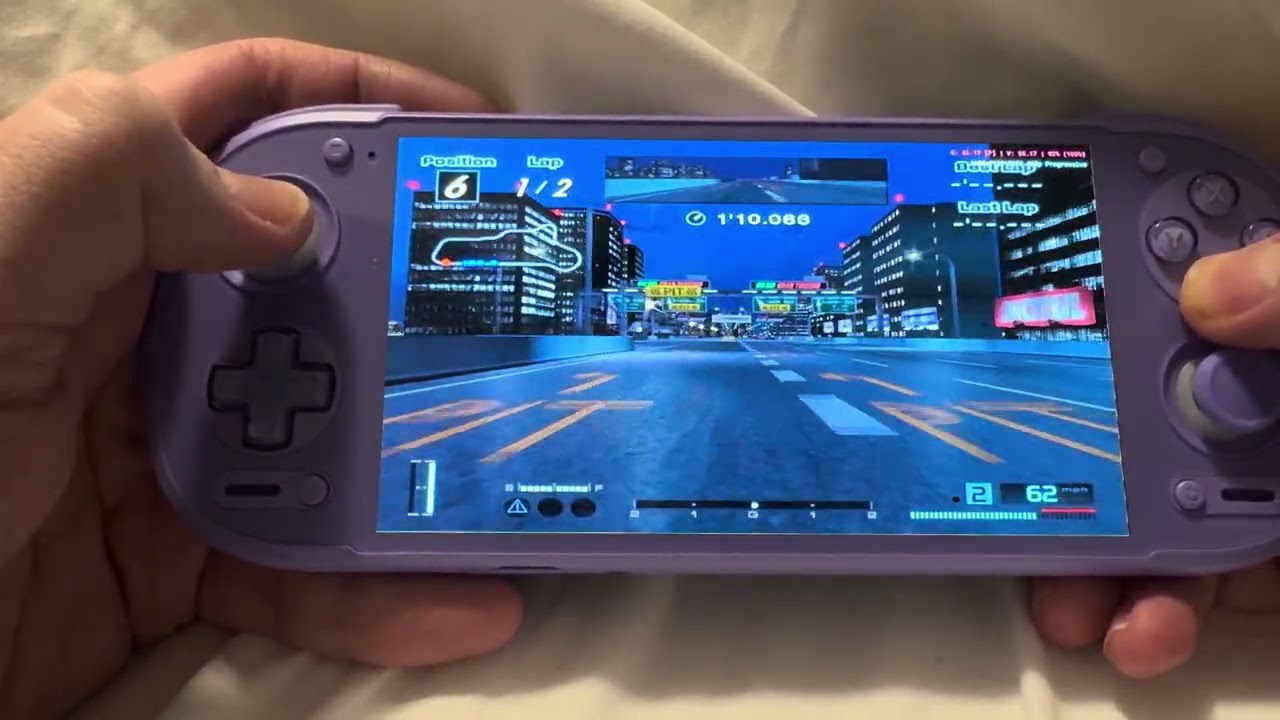 RETROID POCKET 6 PS2 Gameplay Gran Turismo 4