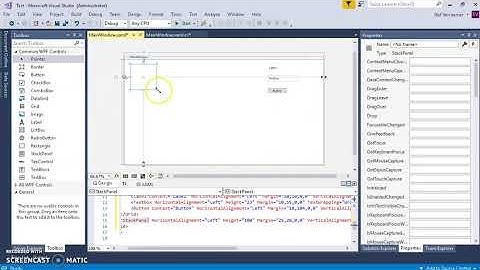 Controls groeperen met grid of stack panel