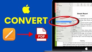 How to Convert Pages to PDF on Mac, iMac, MacBook Pro & Air?