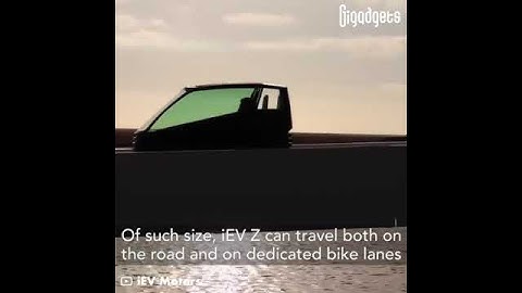 EV Z is an EV classified in Europe #gigadgets #ev #creativedesign #solarpanels #mobility