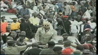 L'entrée de JB Mpiana au Stade des Martyrs (1999)