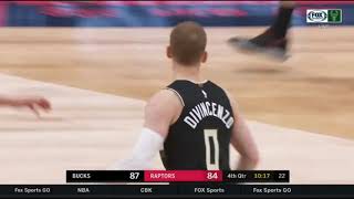 Donte DiVincenzo posterizers Watanabe; Kyle Lowry Flagrant