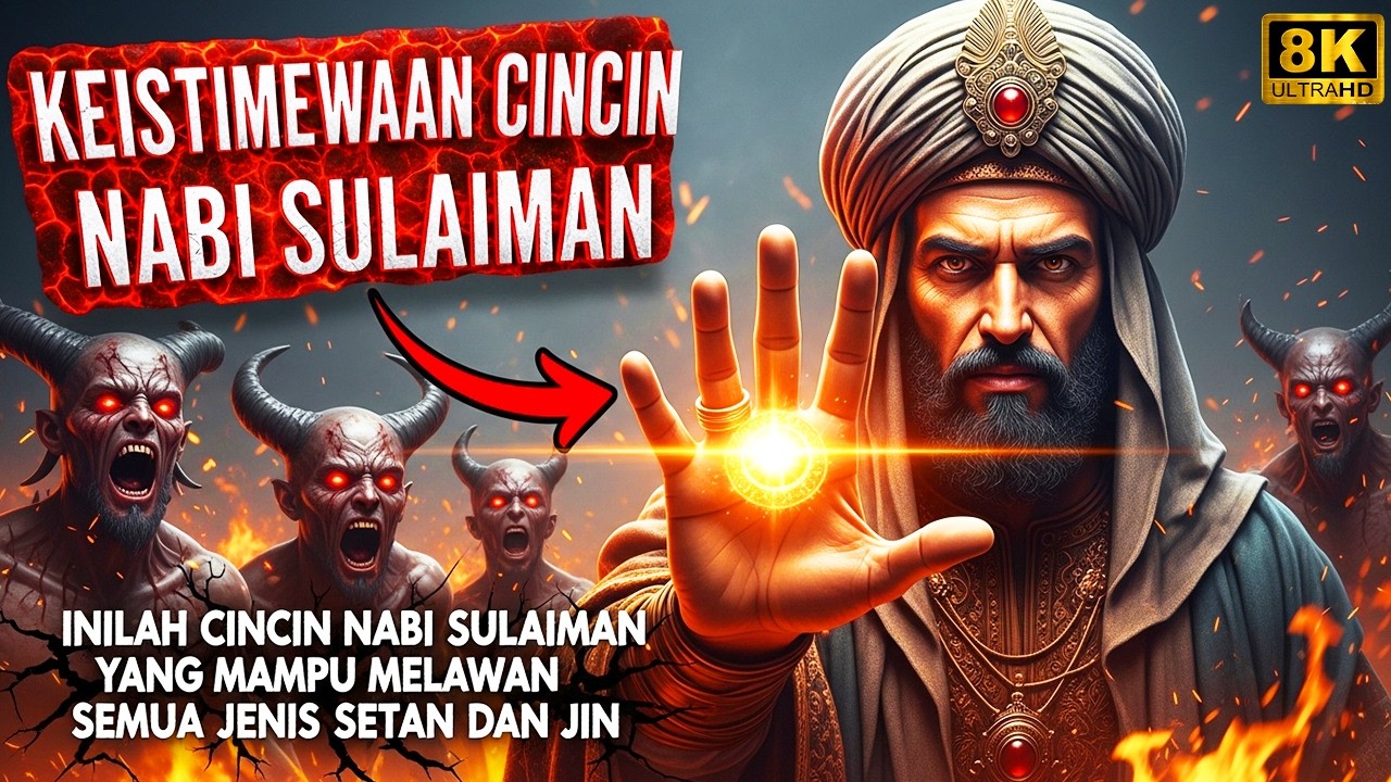 KISAH CINCIN NABI SULAIMAN !! CINCIN YANG MAMPU MELAWAN RAJA SETAN DAN JIN
