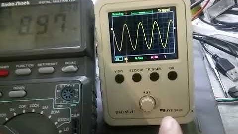 DSO 150 Oscilloscope problem