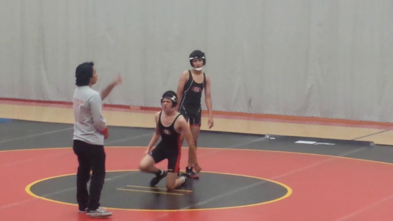 Diego's first wrestling match! YouTube