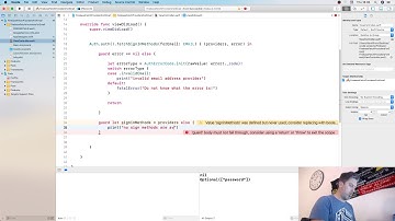 Fetch Signin Methods For an Email - Firebase - Swift - Xcode