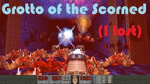 Doom 2: failed run for Grotto of the Scorned - blue key fight too insane for me sorry