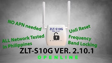 ZLT S10G version 2.10.1 Openline with TNT and DITO sim tested