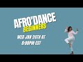 Afrodance class beginners  livestream from nyc jan 24th2024  angel kaba