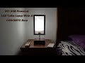 DIY USB Powered  LED Table Lamp With A CONCRETE Base