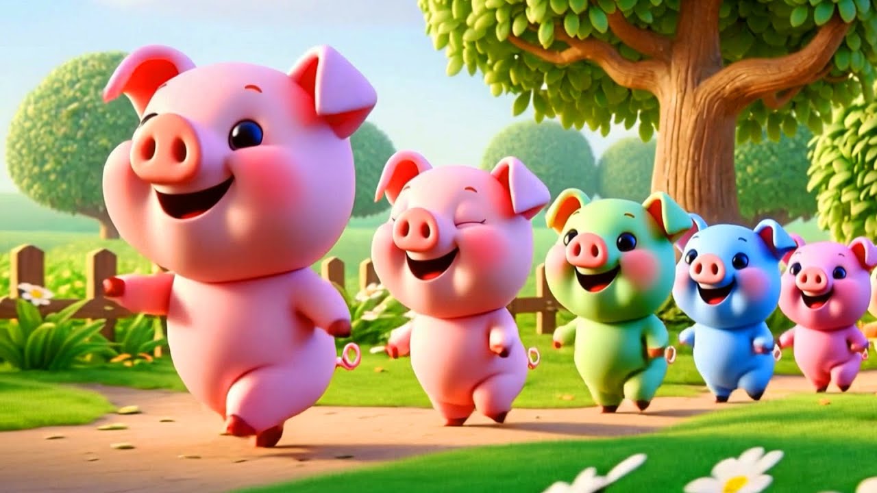 Bài Hát Con Heo Đất - Ca Nhạc Hoạt Hình Con Heo Vui Nhộn - Nhạc Thiếu Nhi 4K Remix Vui Nhộn