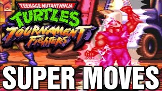 Teenage Mutant Ninja Turtles Tournament Fighters All Super Desperation Moves SNES Super Nintendo screenshot 4